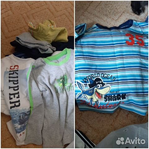 2 больших пакета вещей для мальчика (р.98-116)