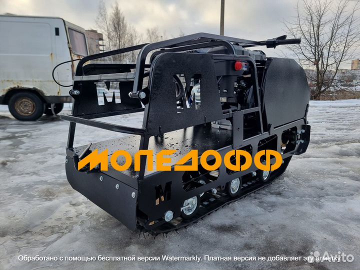 Мотобуксировщик Мужик м500 15 new + сани