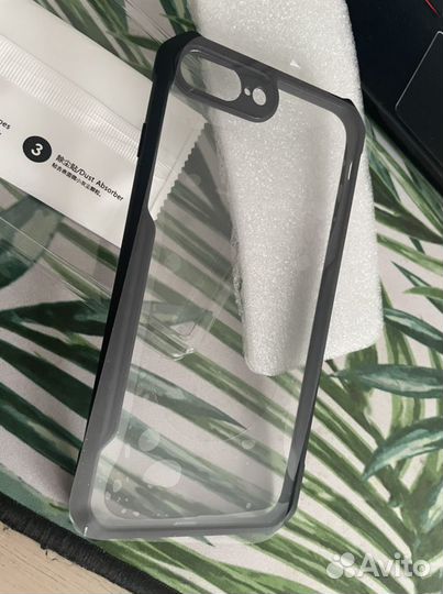 Чехол + защитное стекло для iPhone 7 plus