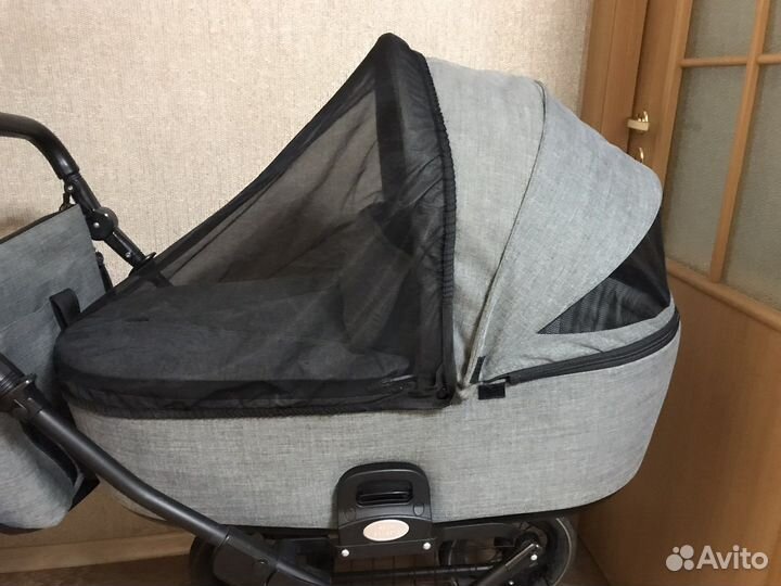 Коляска- люлька Roan bass+ автолюлька nania beone