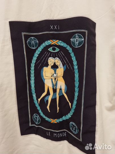 Футболка с таро любовь