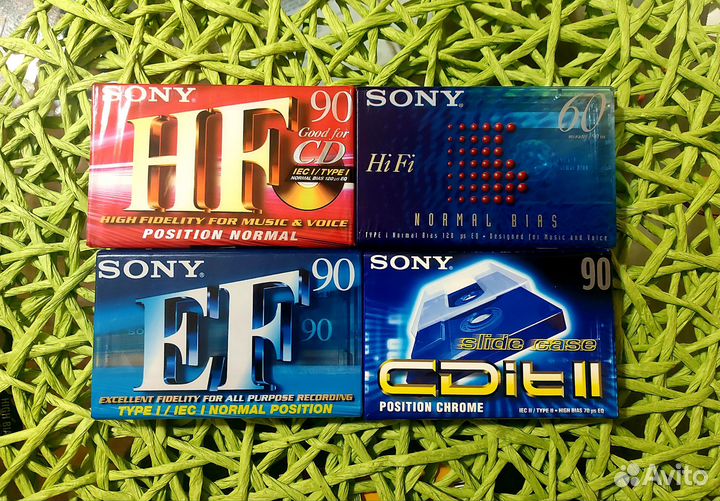 Аудиокассеты Sony новые