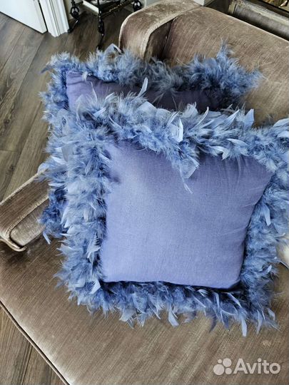 Zara home подушка c перьями оригинал