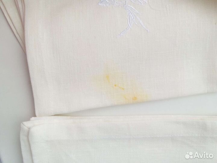 Льняные салфетки для сервировки стола