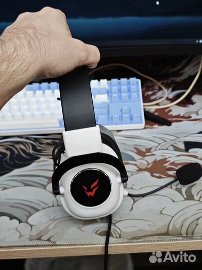 Проводные USB-наушники ardor gaming Edge белые