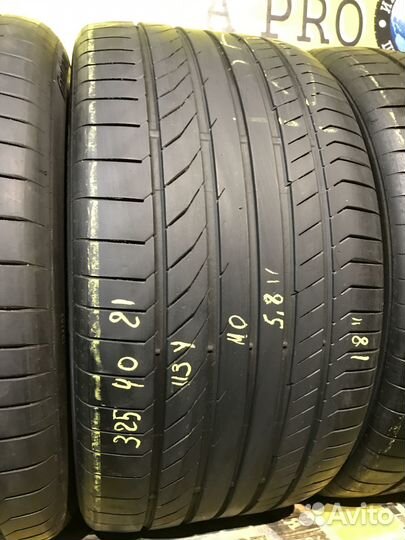Continental ContiSportContact 5 325/40 R21 и 285/45 R21 113Y