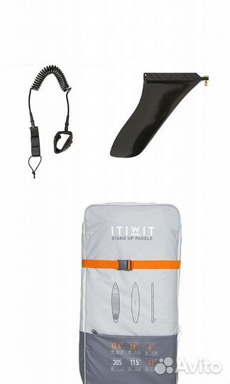 Надувная доска для sup-бординга itiwit 12'6''- 29