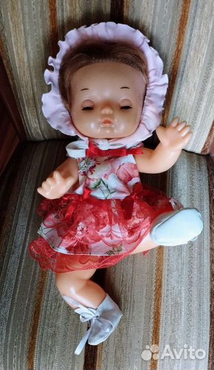 Кукла СССР Анечка пеленашка Кругозор