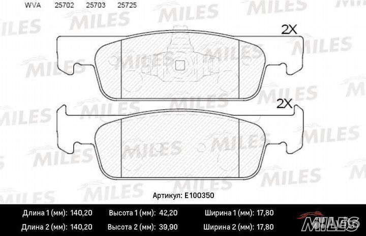 Колодки тормозные передние sandero/stepway II