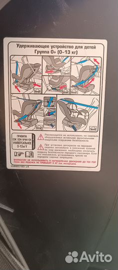 Детское автокресло от 0