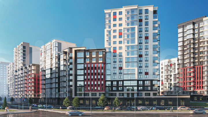 2-к. квартира, 39,6 м², 10/16 эт.