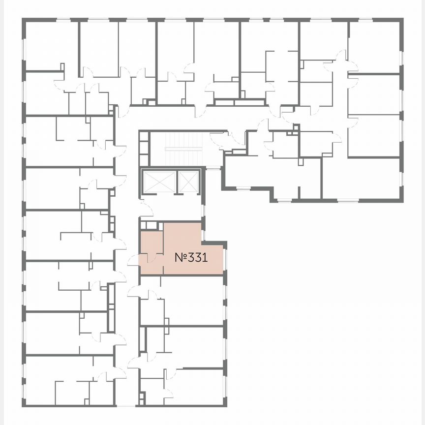 Апартаменты-студия, 23,6 м², 7/17 эт.
