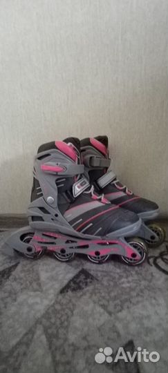 Роликовые коньки раздвижные новые action р.41