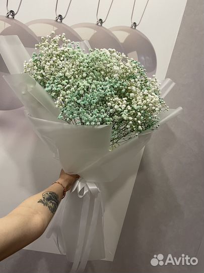 Гипсофила букет цветы подарок