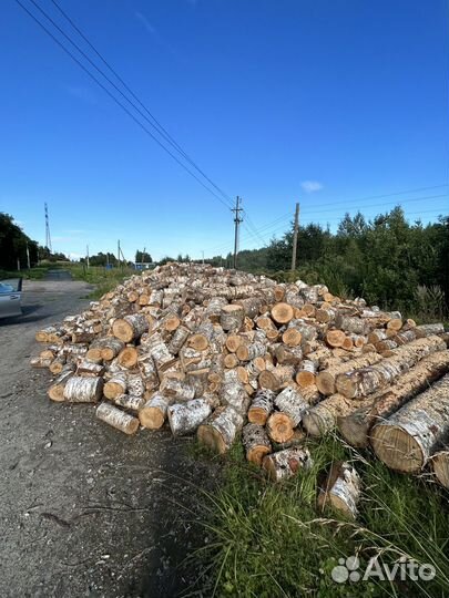 Дрова березовые не колотые