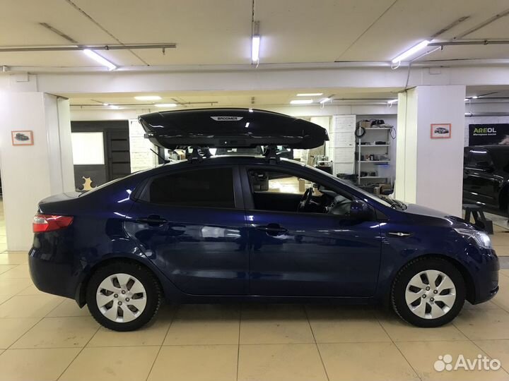 Автобокс на крышу Kia Rio. 430 литров