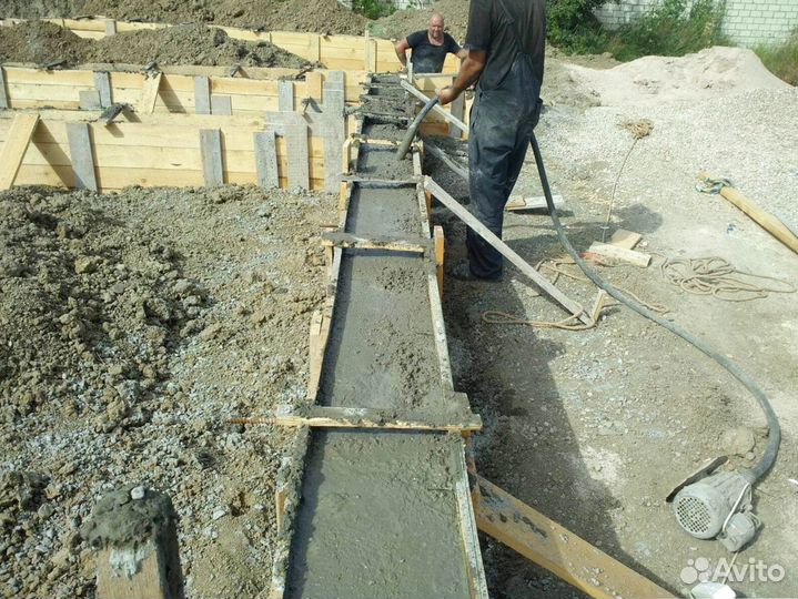 Доставка бетона 24/7 + Лента+ Бетононасос t-6121