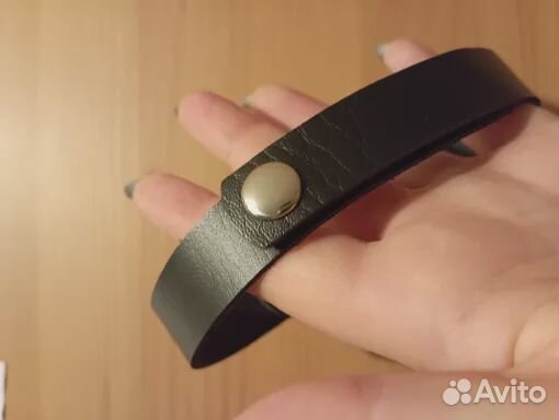 Чокер кожаный