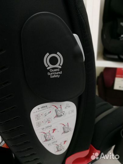 Автокресло Детское 9-36кг изофикс Joie Bold черный