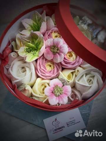 Букеты из зефира