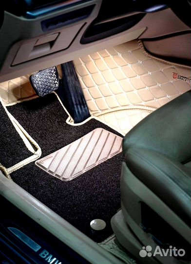 Ковры в салон на BMW 5 Премиум 2011г