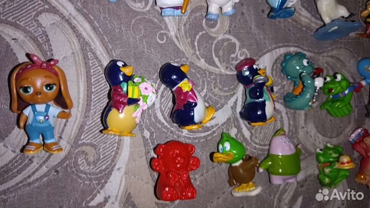 Игрушки из киндера бегемотики