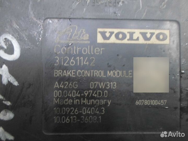 Блок ABS Volvo V70 3 (BW) 31261142