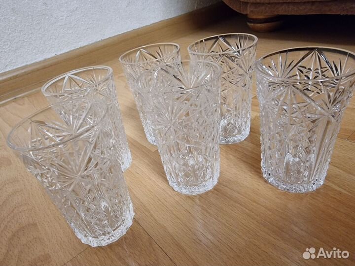 Стаканы хрустальные СССР