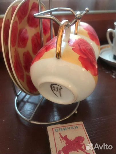 Костяной фарфор Кофейная пара (дуэт)