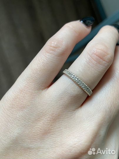 Серебряное кольцо дорожка