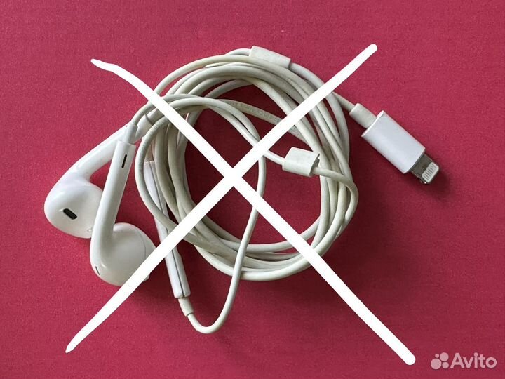 Наушники apple lightning