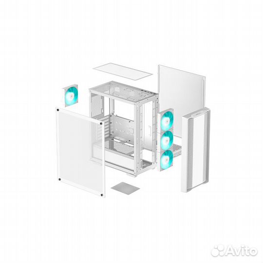 Компьютерный корпус Deepcool CC560 WH V2 White R-C