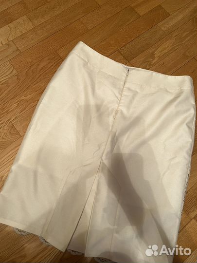 Юбка с кружевом