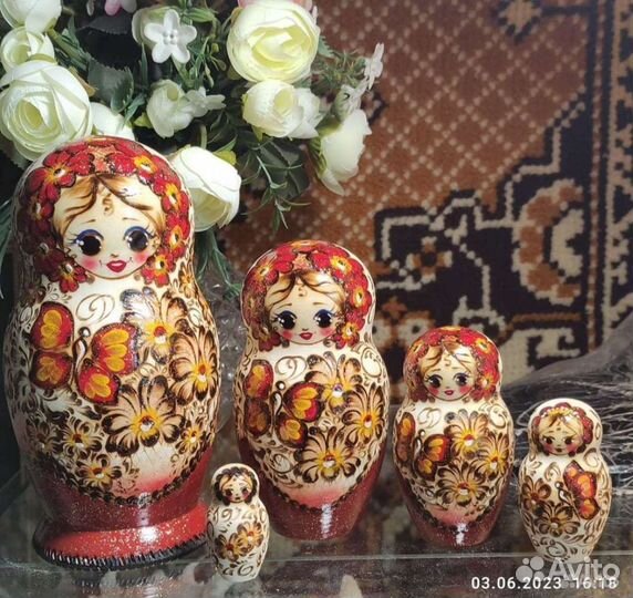 Матрешка 5 мест