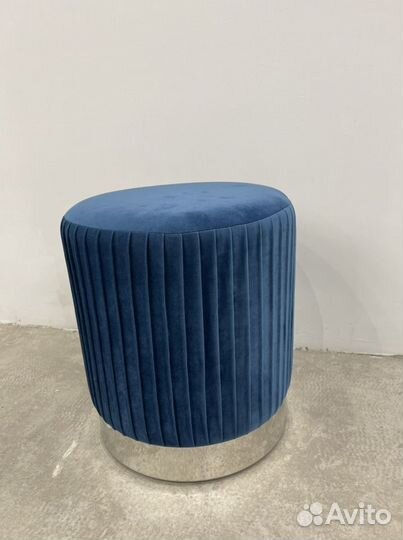Пуфик синий