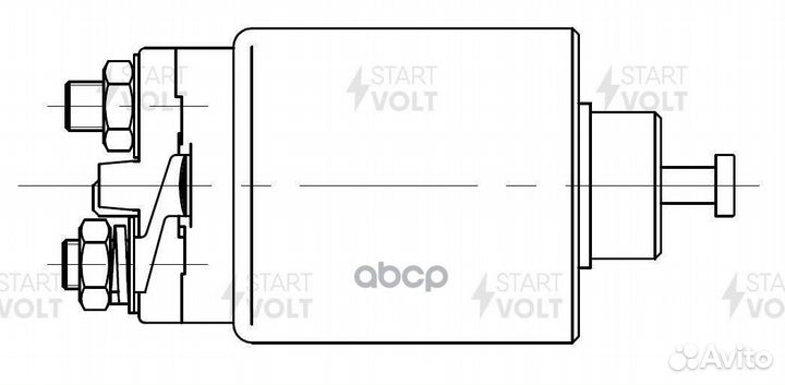 Реле втягивающее стартера для а/м Dodge Neon (9