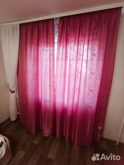 Шторы + светильник в комнату для девочки