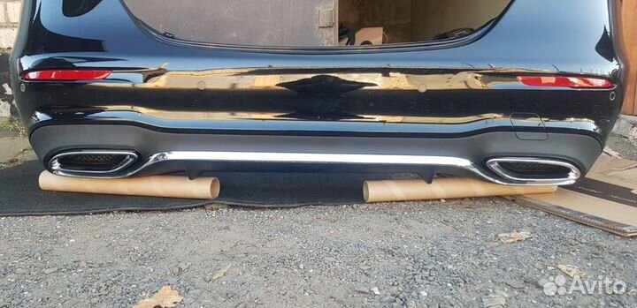 Mercedes E W213 рестайлинг бампер задний AMG