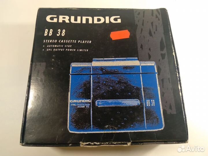 Кассетный плеер Grundig BB 38. Есть видео работы