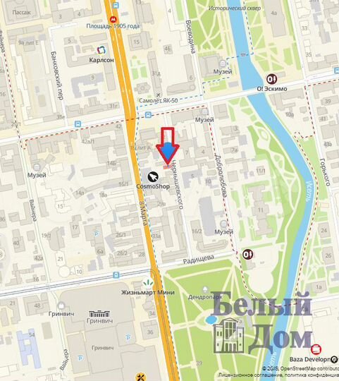 Отдельно стоящее здание