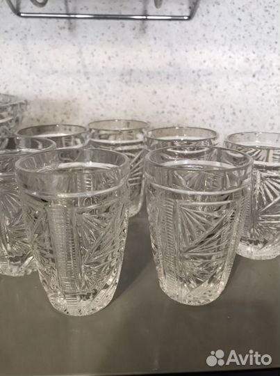 Хрустальные рюмки СССР