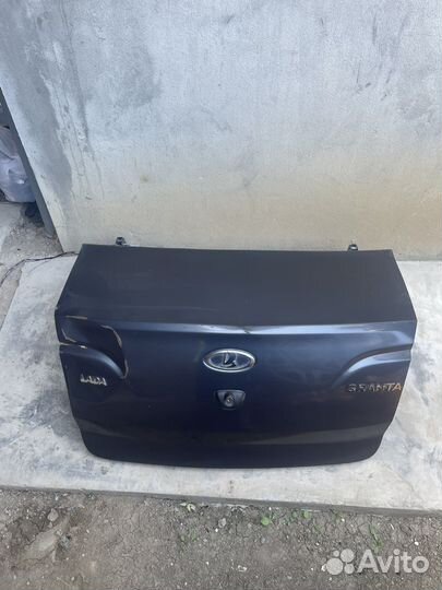 Багажник бампер и фара на гранту