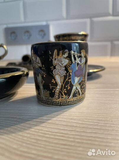 Посуда Греция золото 24к