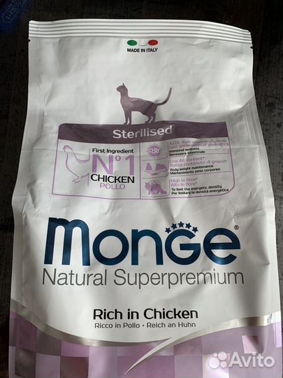 Monge Chicken Sterilised (Монж)