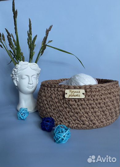 Корзины интерьерные из полиэфирного шнура