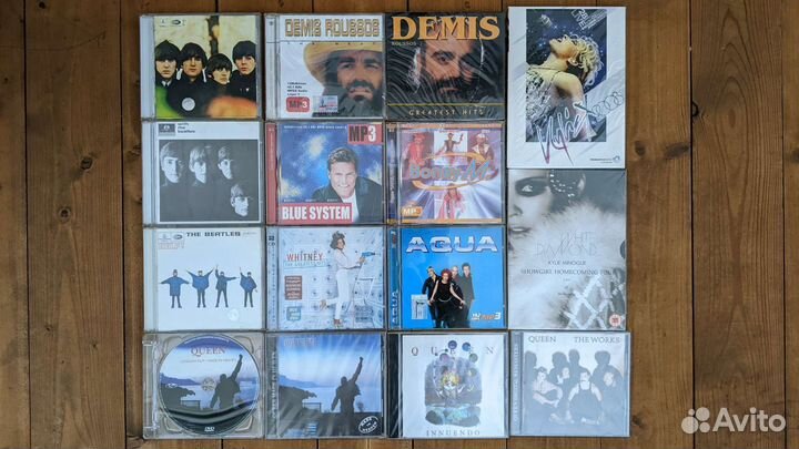 Зарубежная и русская музыка CD DVD