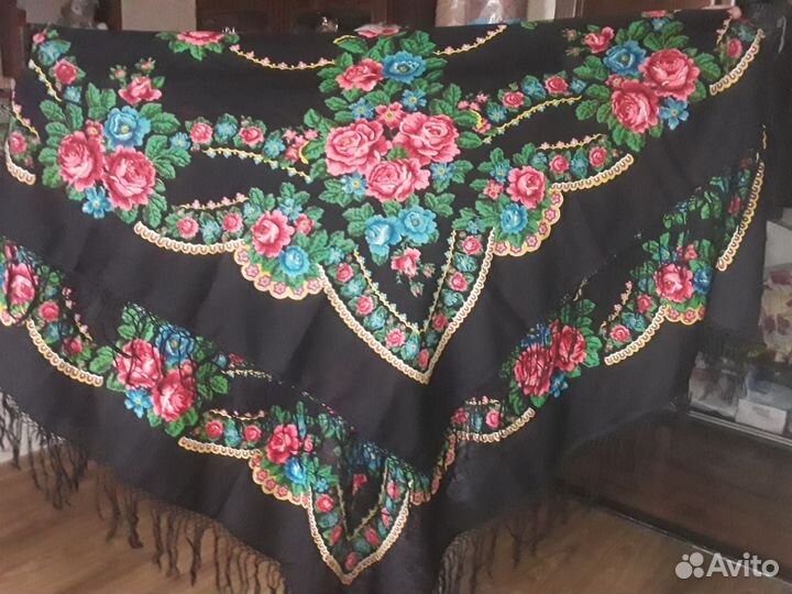 Платок шаль СССР винтаж