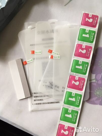 4шт Гидрогелевая пленка iPhone x, xs