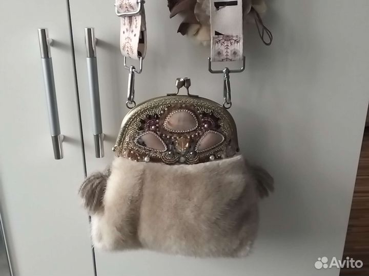 Сумка из меха норки