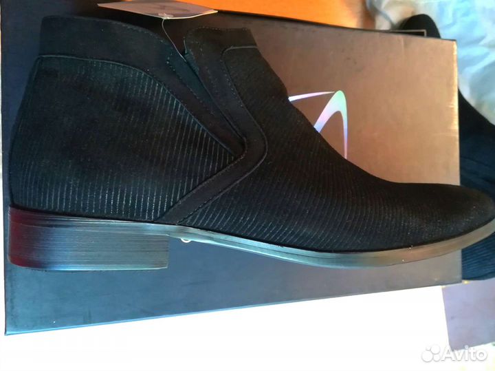 Ботинки мужские замшевые